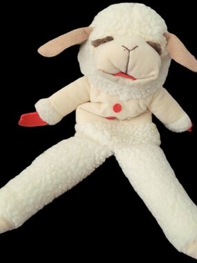Vintage 1993 Lamb Chop Stuffed Animal Plush Puppet Unique 16"